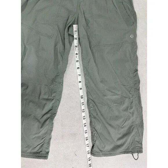 Lululemon Studio Crop Earl Grey Womens 4 Read - Picture 10 of 14